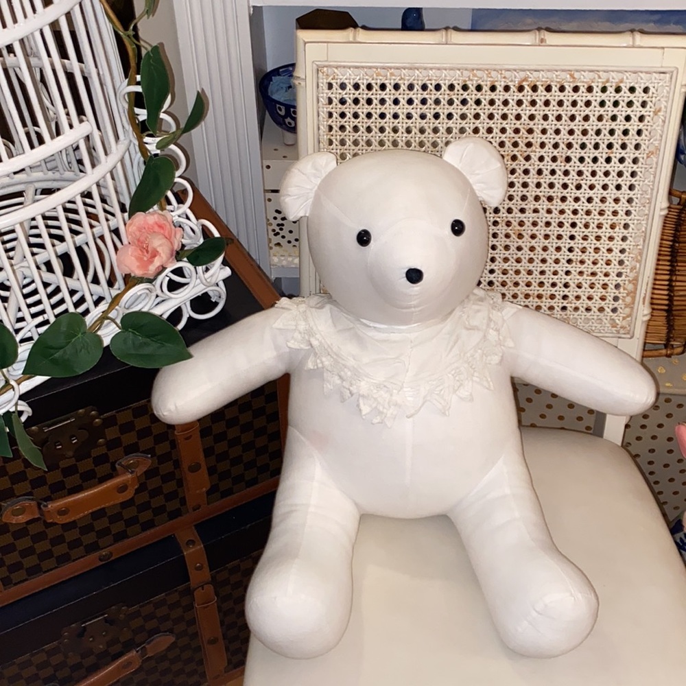 Vintage Two’s Company Stuffed White Teddy Bear - Plush Animal